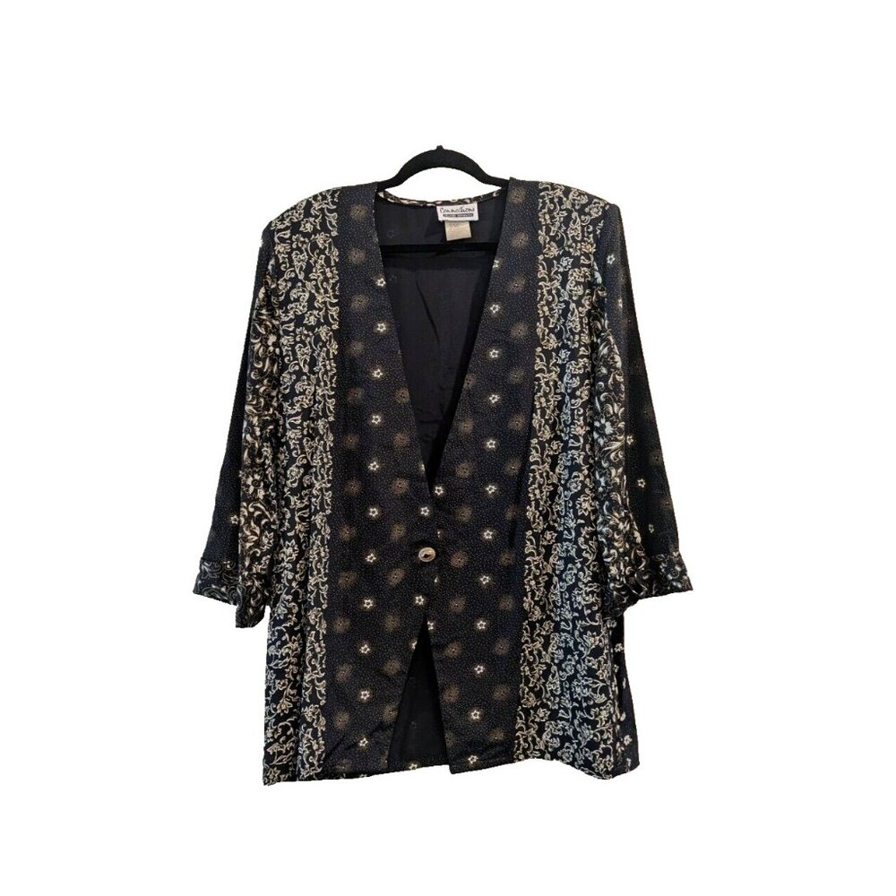 Vintage‎ Connections Related Separates Evening Jacket Large Single Button